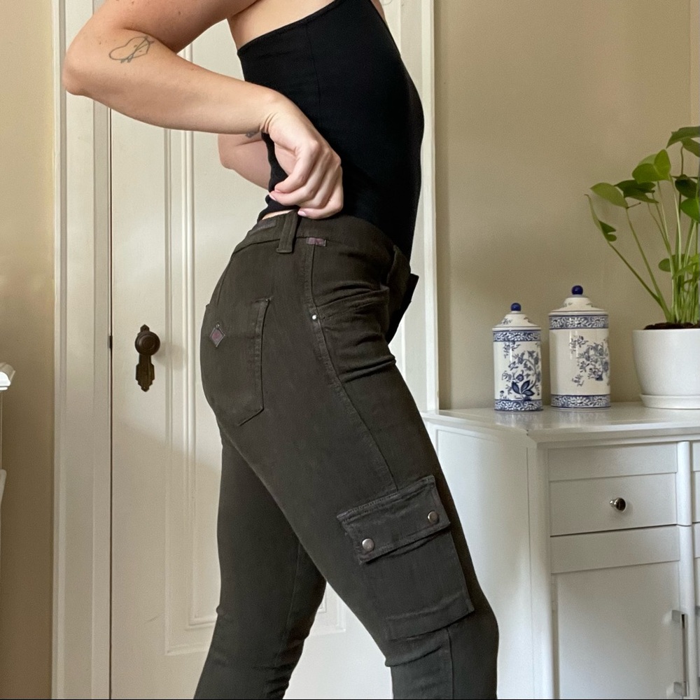 Citizens Of Humanity Hunter Green Stretch Cargo Jeans